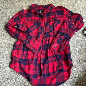 Red and blue flannel